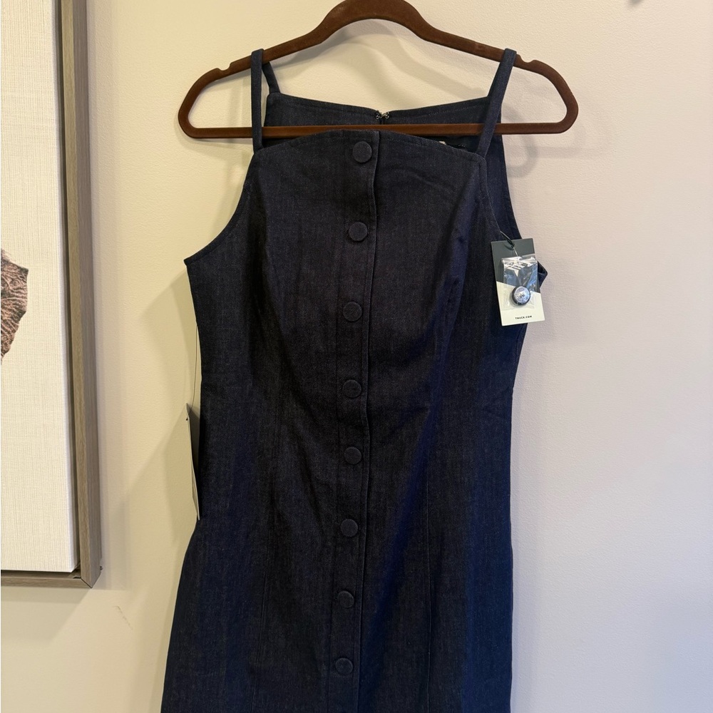 Denim Lilliana Mini Dress - Denim / M - Picture 4 of 6